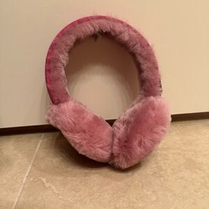 UGG Pink Fluffy Earmuffs